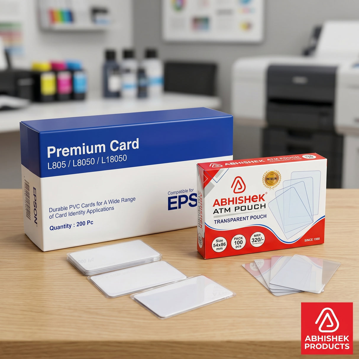 Epson Special Quality PVC Cards + Glossy ATM Cover Combo Kit