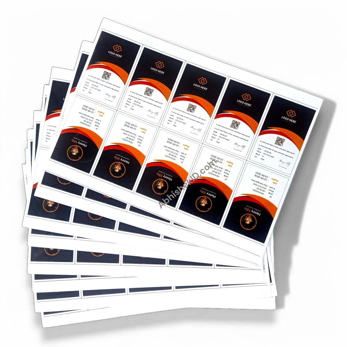 ఫ్యూజింగ్ మెషిన్ కోసం A4 ఇంక్జెట్ ఫ్యూజింగ్ షీట్ 50 సెట్స్ (100 కోర్ +100 ఓవర్లే)