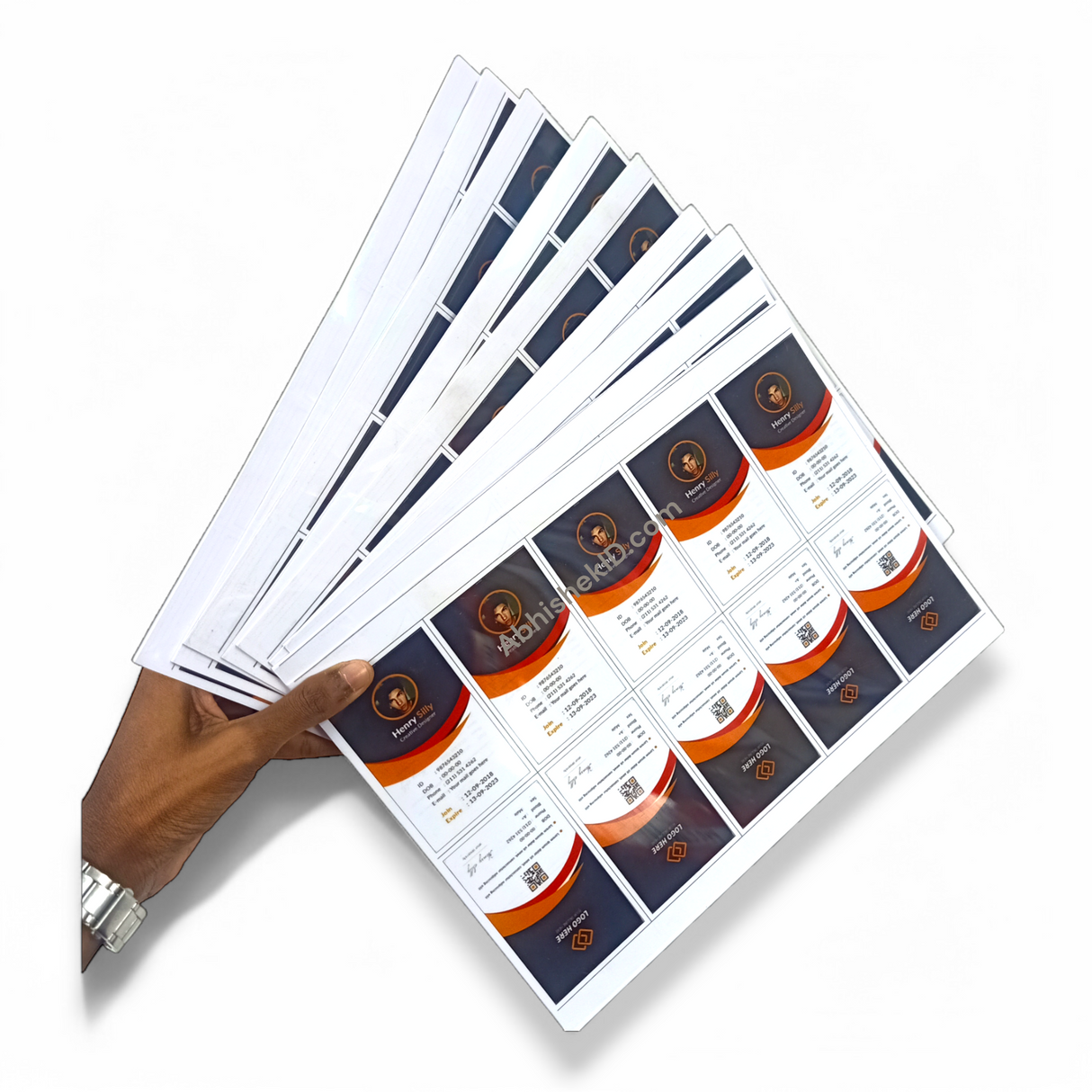 ఫ్యూజింగ్ మెషిన్ కోసం A4 ఇంక్జెట్ ఫ్యూజింగ్ షీట్ 50 సెట్స్ (100 కోర్ +100 ఓవర్లే)