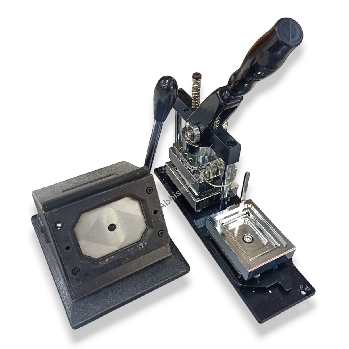 80x53mm Fridge Magnet Machine Set manual pressing action for localized tourism gift shops.