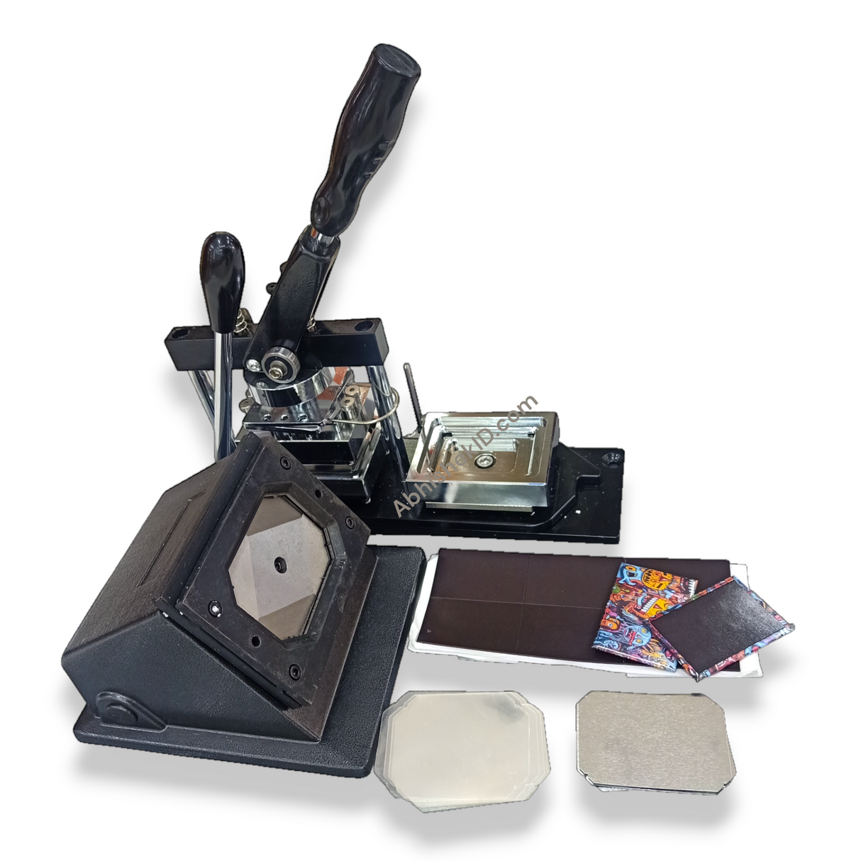 80x53mm Fridge Magnet Machine Set finished magnet ejection for continuous volume manufacturing runs.