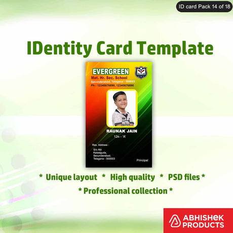 school-id-card-maker-psd