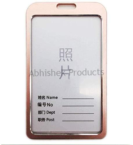 GOLD METAL ID CARD HOLDER Aluminium ID CARD BADGE TAG HOLDER (1)