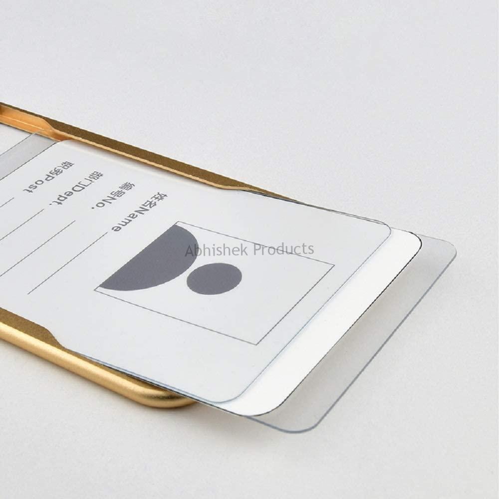 GOLD METAL ID CARD HOLDER Aluminium ID CARD BADGE TAG HOLDER (2)