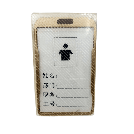GOLD METAL ID CARD HOLDER Aluminium ID CARD BADGE TAG HOLDER (6)