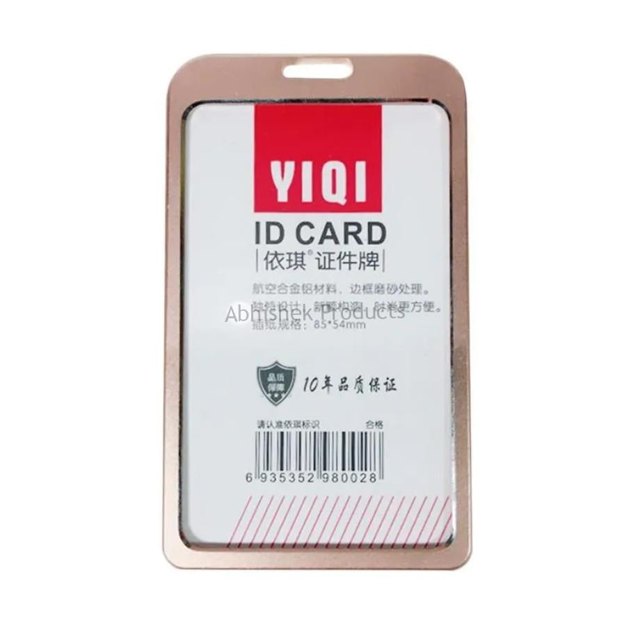 GOLD METAL ID CARD HOLDER Aluminium ID CARD BADGE TAG HOLDER (7)