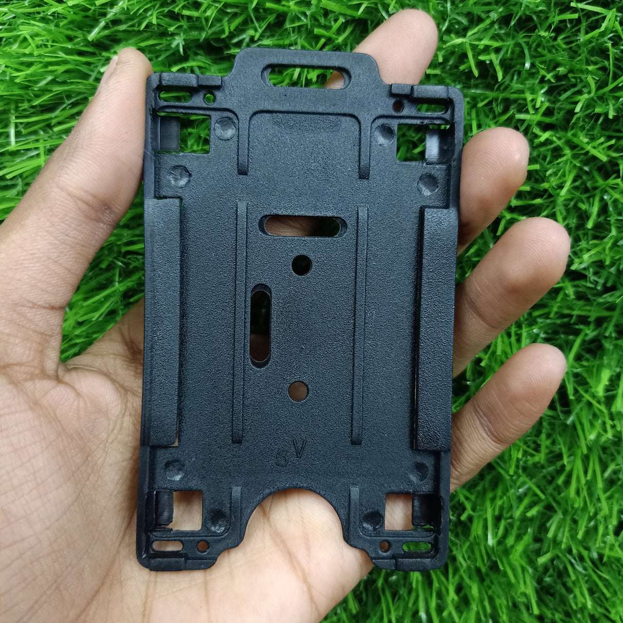H30 Black 54x86mm PVC Access Card Holder for daily staff badge management in corporate offices.
