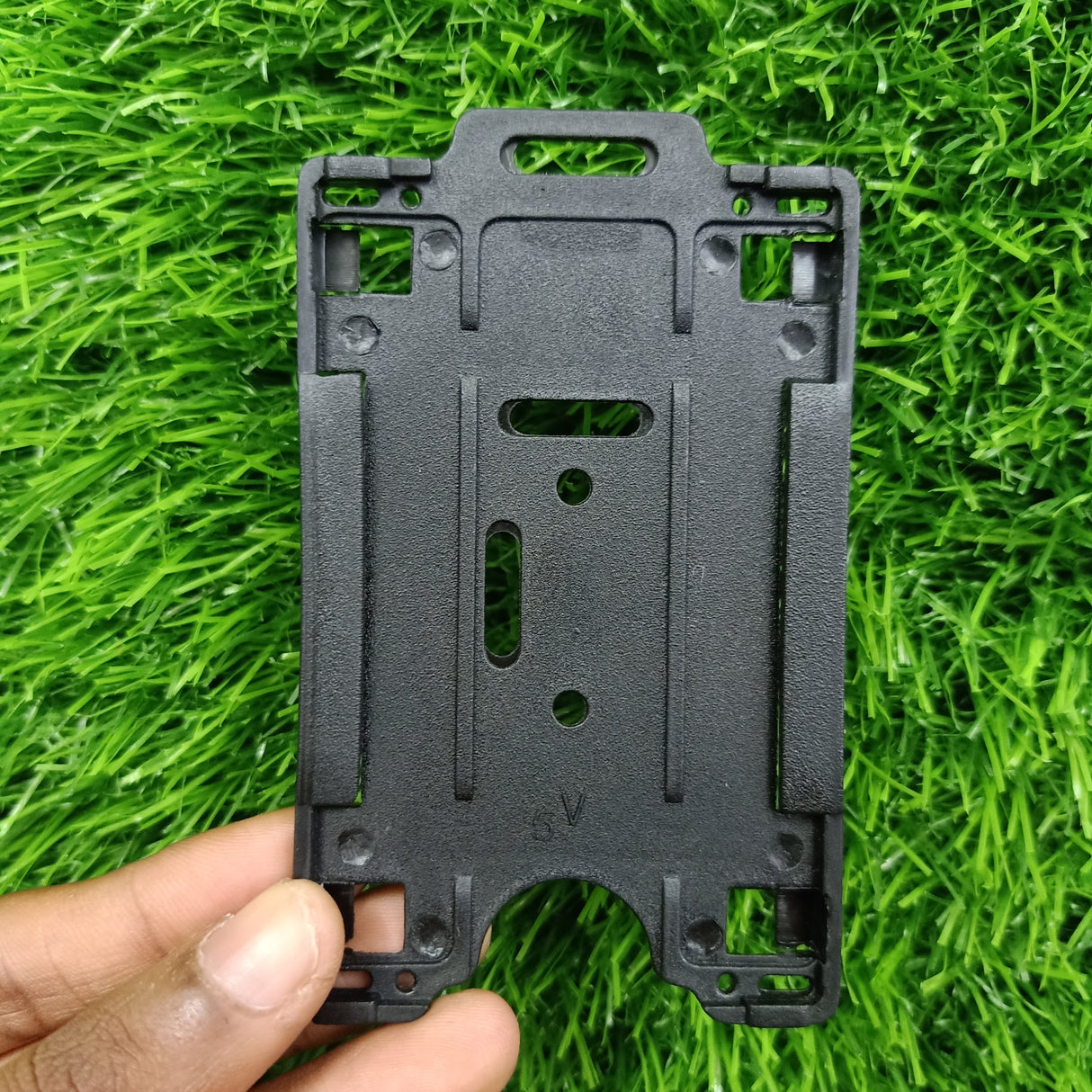 H30 Black 54x86mm PVC Access Card Holder displaying swipe cards for restricted area personnel access.