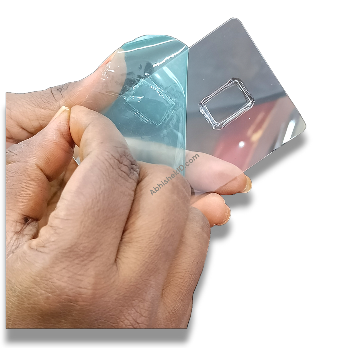 Rectangle Coin Card Blister Caps 54x86mm for secure numismatic storage and retail coin packaging.