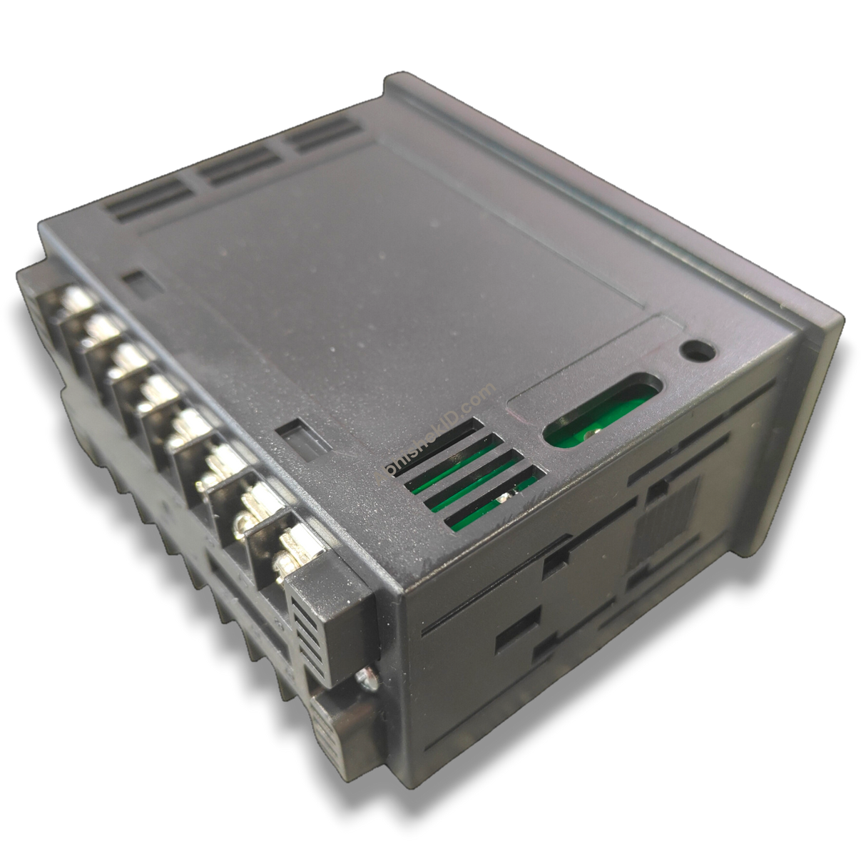 Temperature Controller for 15x15 & 16x24 Heat Press, black plastic digital meter with silver terminals.