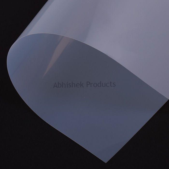 Inkjet Stamp Exposing Film translucent sheet for high-contrast commercial screen printing negative applications.