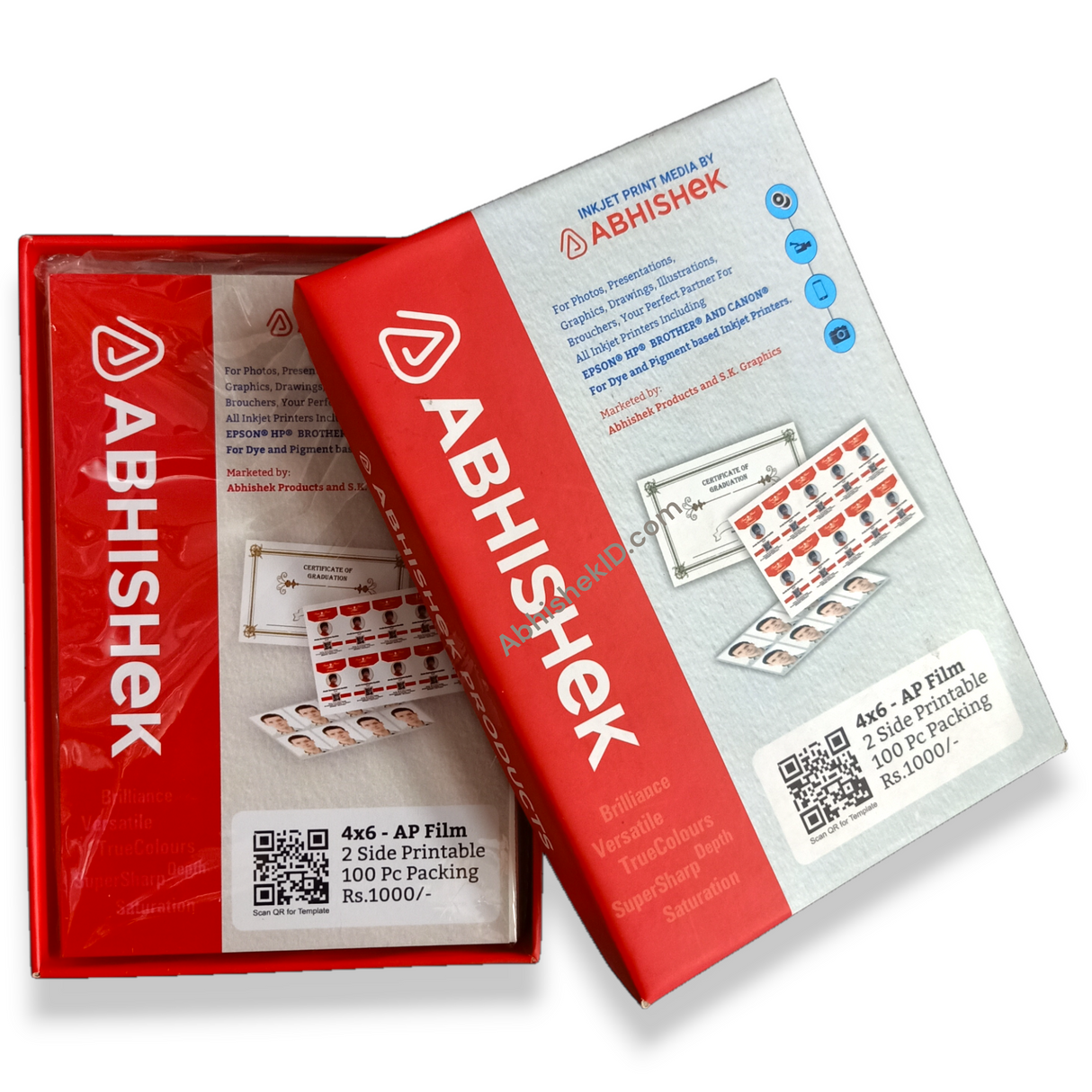 Maxi 4x6 180 Mic ID Card Film for inkjet printers in corporate identity management