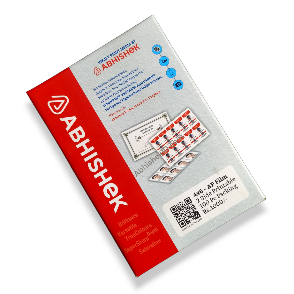 Maxi 4x6 180 Mic ID Card Film waterproof lamination for school student identification cards