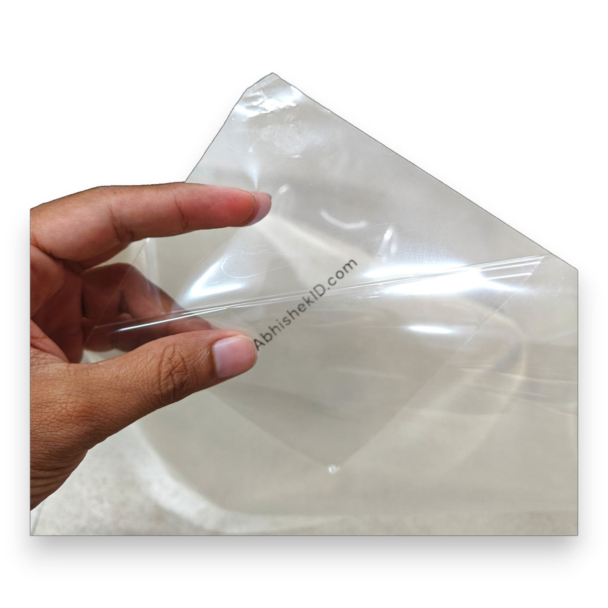 12.5" Mirror Finish Cold Lamination Roll | High Gloss - View 7 - abhishekid.com