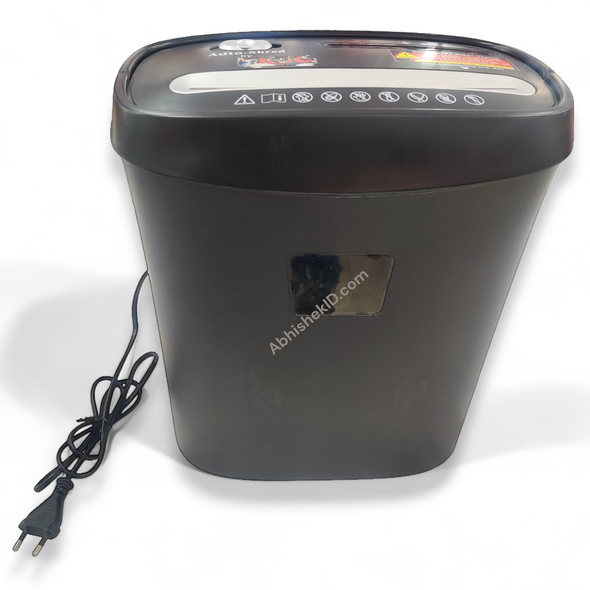 8-Sheet Cross Cut Paper Shredder | P4 Security Level - View 1 - abhishekid.com