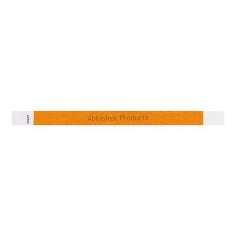 Paper Wristband Orange 02