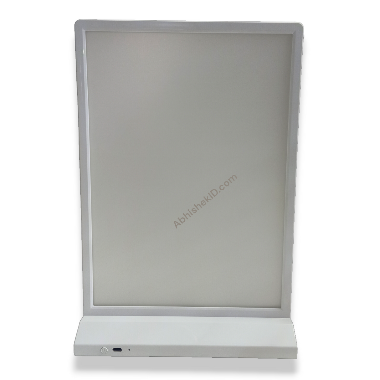 Slim Bar Advertising Light Box for wireless tabletop marketing and battery powered commercial displays.