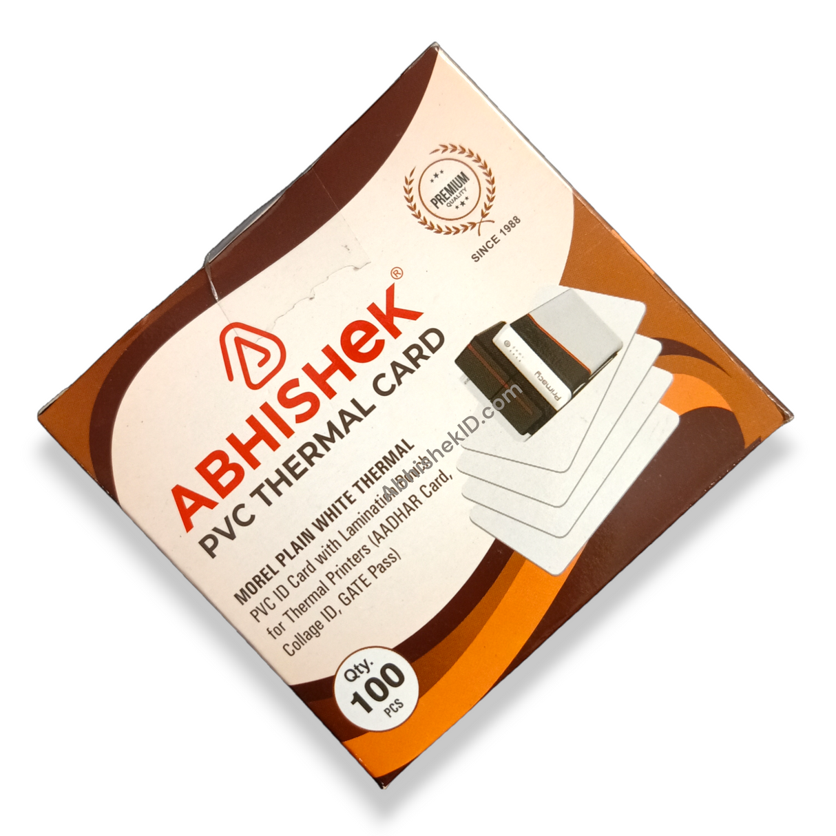 Regular PVC Cards for thermal printer bulk ID card printing and corporate business badge production.