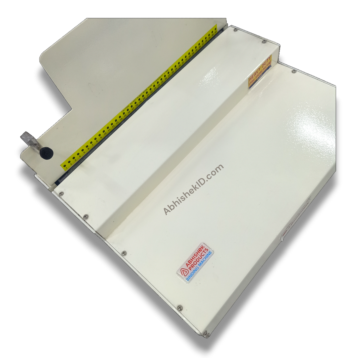 Side profile of 4mm Spiral Binding Machine for legal document binding applications.