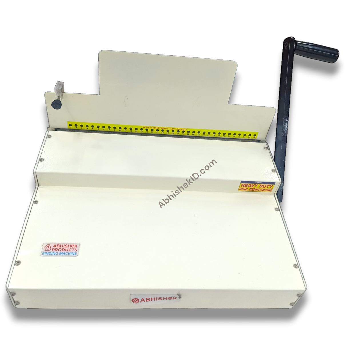 5mm Hole Legal Spiral Binding Machine for heavy duty document binding in commercial print shops