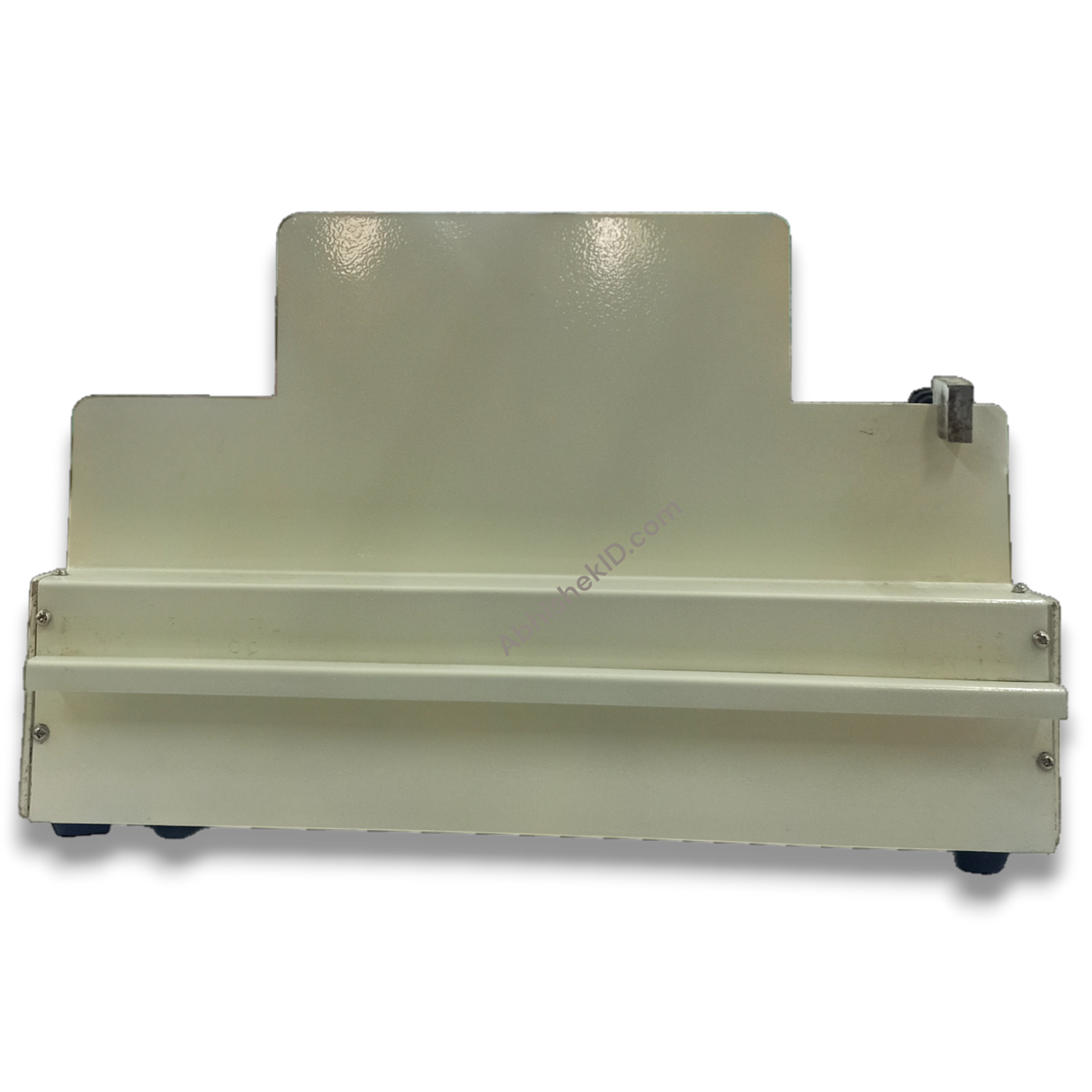 Punching mechanism view of 4mm Spiral Binding Machine for high volume binder shops.