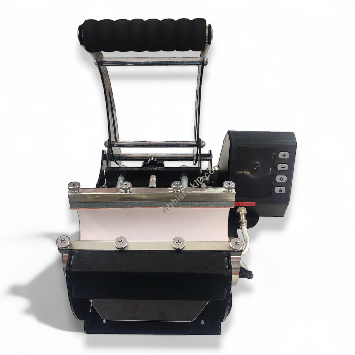 Sipper Bottle Heat Press Machine cylinder press for high volume personalized merchandise production.