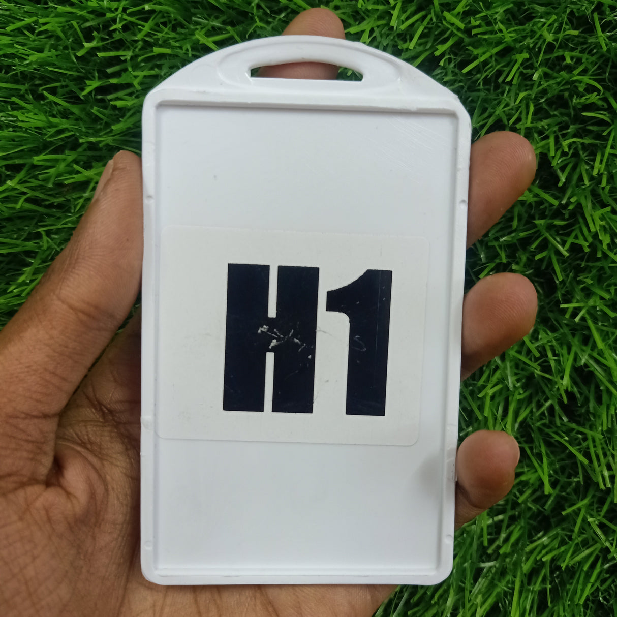 Single Side Pasting ID Card Holder plastic sleeve for commercial event credential packaging.