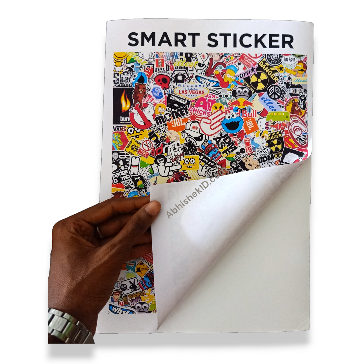 A4 Smart Sticker Sheets for Mobile Skins | Inkjet Ready - View 2 - abhishekid.com