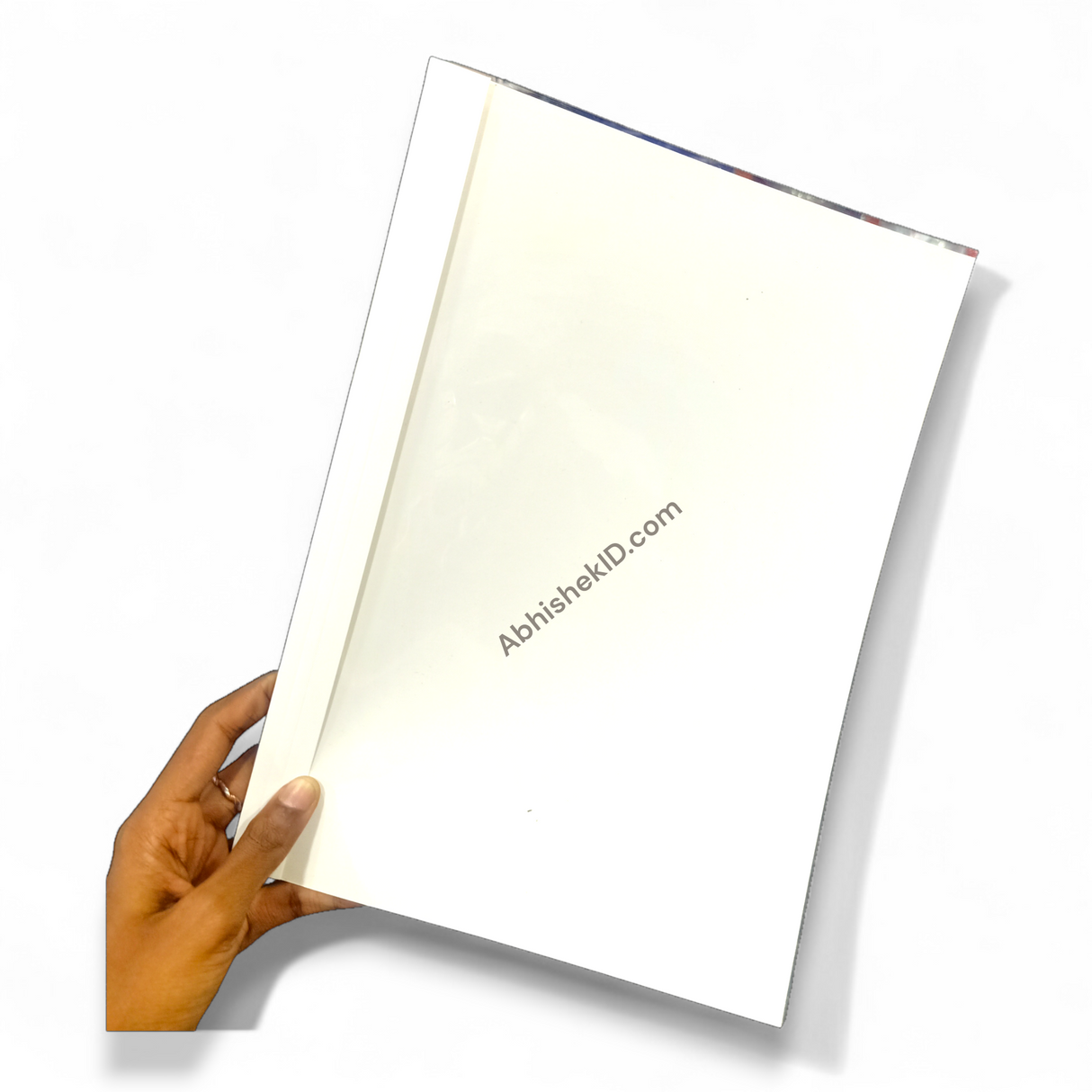 A4 White Thermal Binding Folders for training manuals and corporate seminar material organization