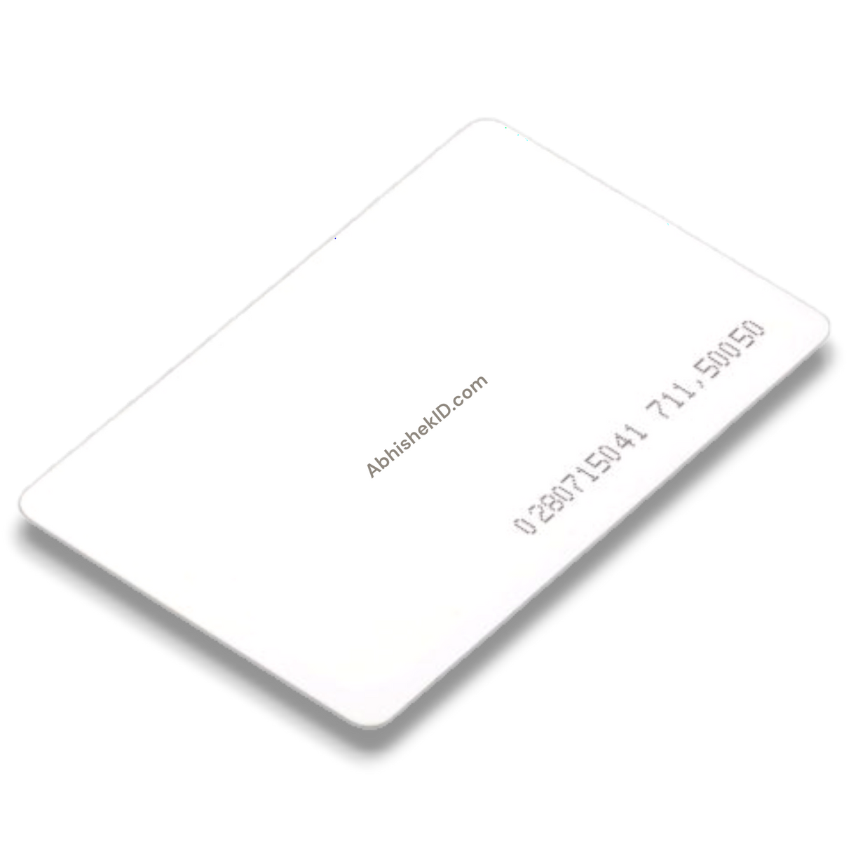 0.8mm thin RFID proximity card for door access control and time attendance