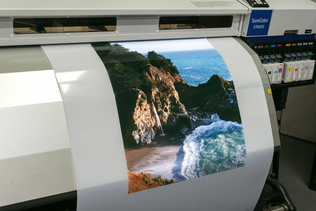 24 Inch Backlit Translite Roll translucent film graphic production for indoor retail light boxes.