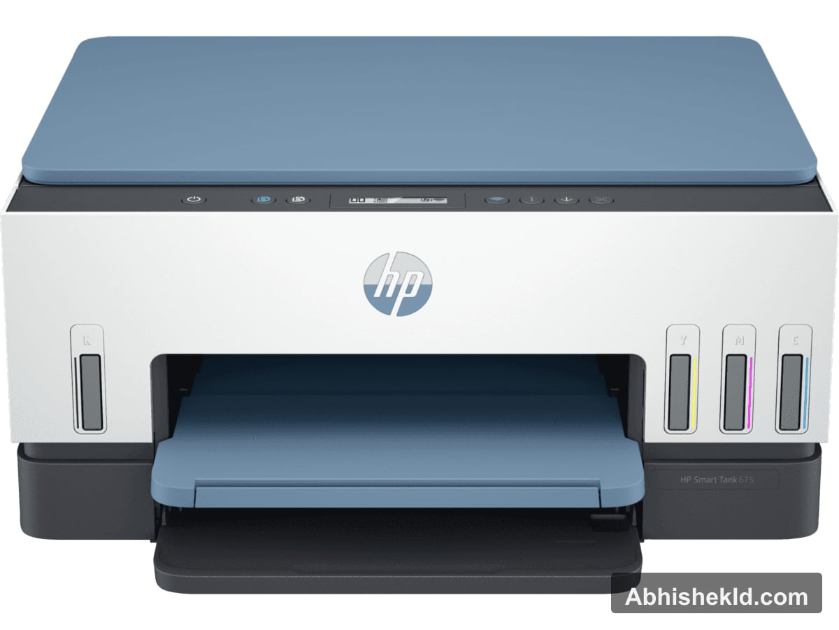 HP Smart Tank 675 all-in-one auto-duplex ink tank printer Abhishek Products