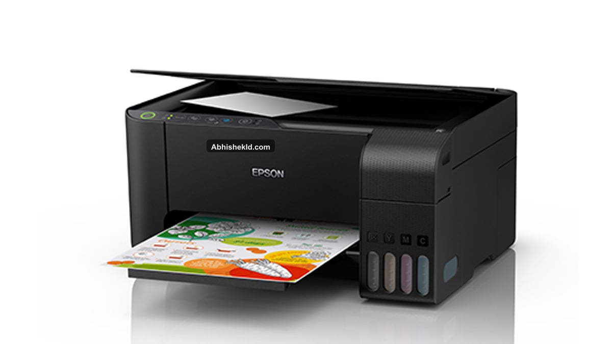 Epson L3350 wireless printing via Epson Smart Panel app on smartphone Wi-Fi Direct setup