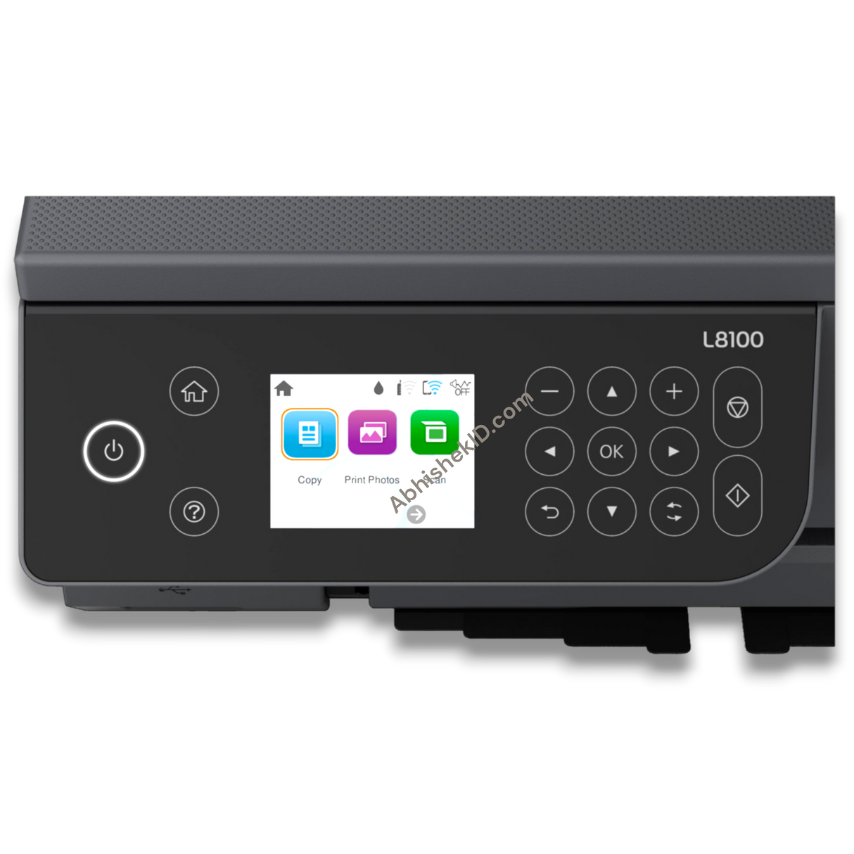 Epson L8100 EcoTank PVC card printer for government ID card issuance and secure facilities.