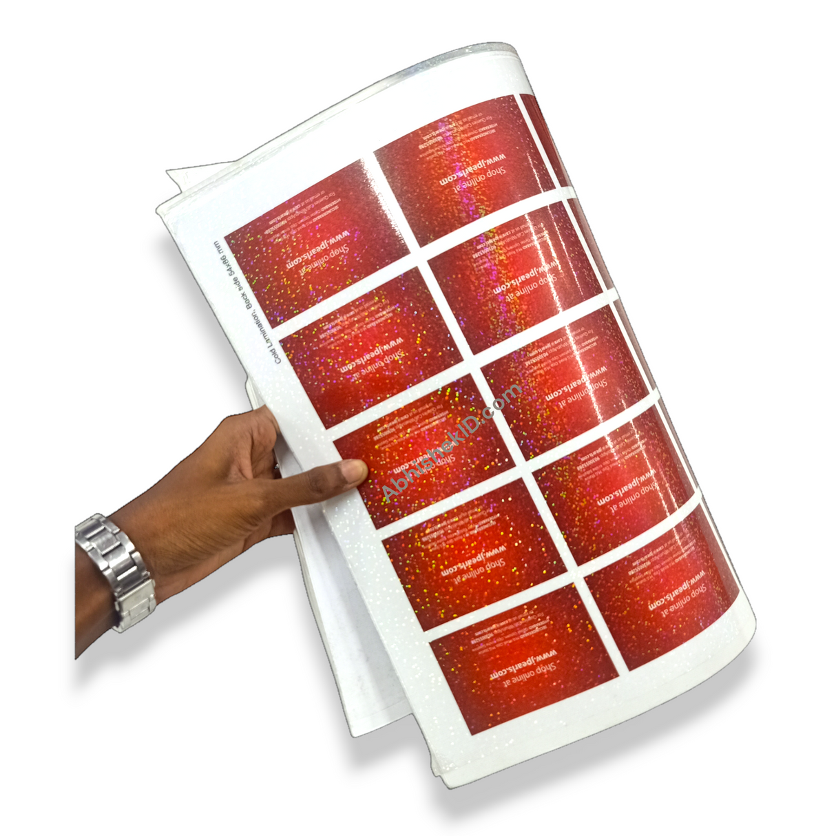 స్పార్కిల్ థర్మల్ లామినేషన్ రోల్ 330MM x 100 మీటర్ x 27 మైక్రోన్ లామినేటింగ్ రోల్ ఫిల్మ్