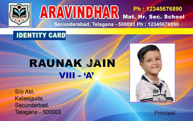 PSD design for designing ID cards, fully customizable and professional