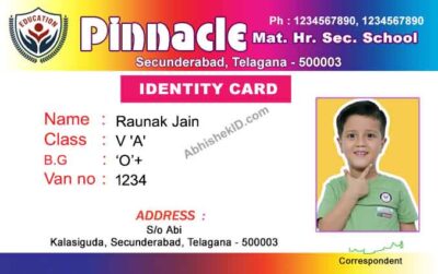 Online ID card printing service for customized cards with sleek design layout