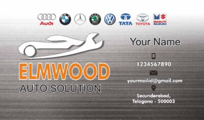 Corporate bold business card design for professionals For Automobiles