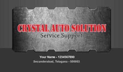 Corporate modern card design for professionals For Automobiles