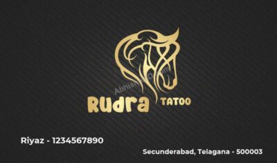 Elegant modern business card design For Tattoo