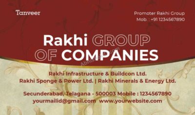 Professional name card design for business use For Builders