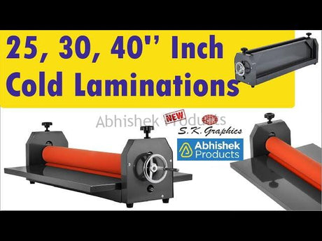 25 30 40 Inch Cold Lamination Machines ABHISHEK PRODUCTS S.K. GRAPHICS