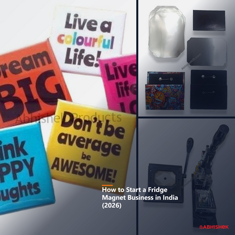 How to Start a Fridge Magnet Business in India (2026) — AbhishekID print-shop guide