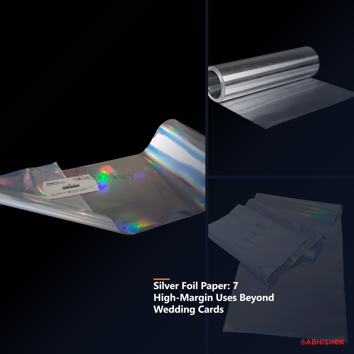 Silver Foil Paper: 7 High-Margin Uses Beyond Wedding Cards — AbhishekID print-shop guide