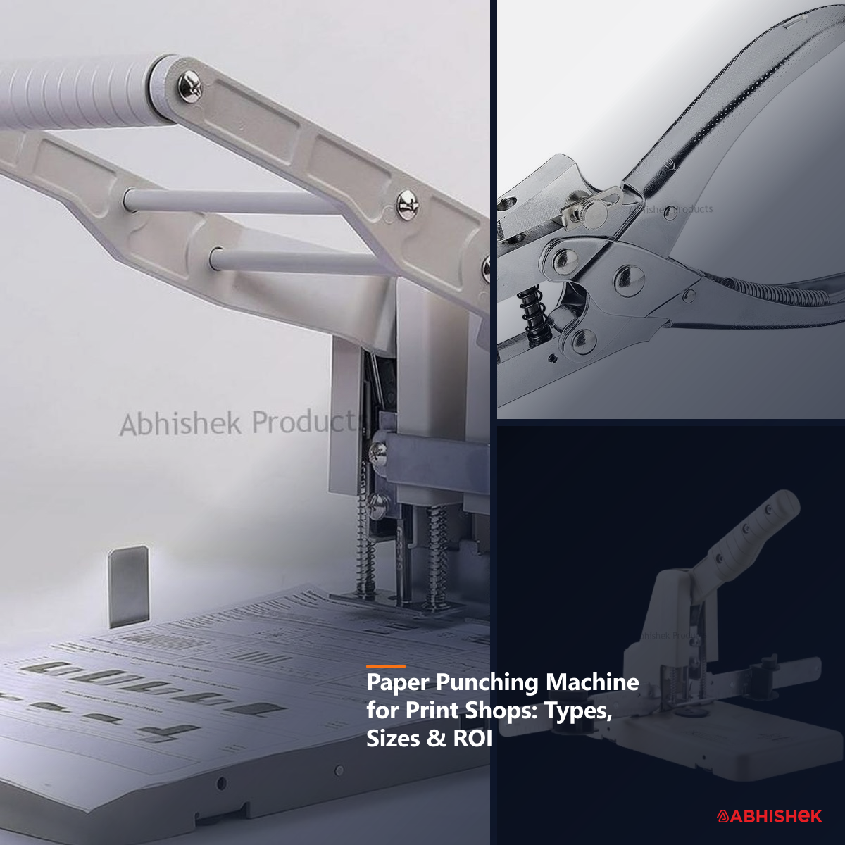 Paper Punching Machine for Print Shops: Types, Sizes & ROI — AbhishekID print-shop guide