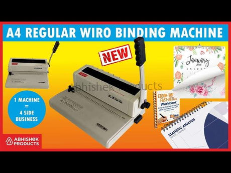 A4 Wiro Binding Machine For Books Calendars Reports Menu Catalogs Buy @ abhishekid.com