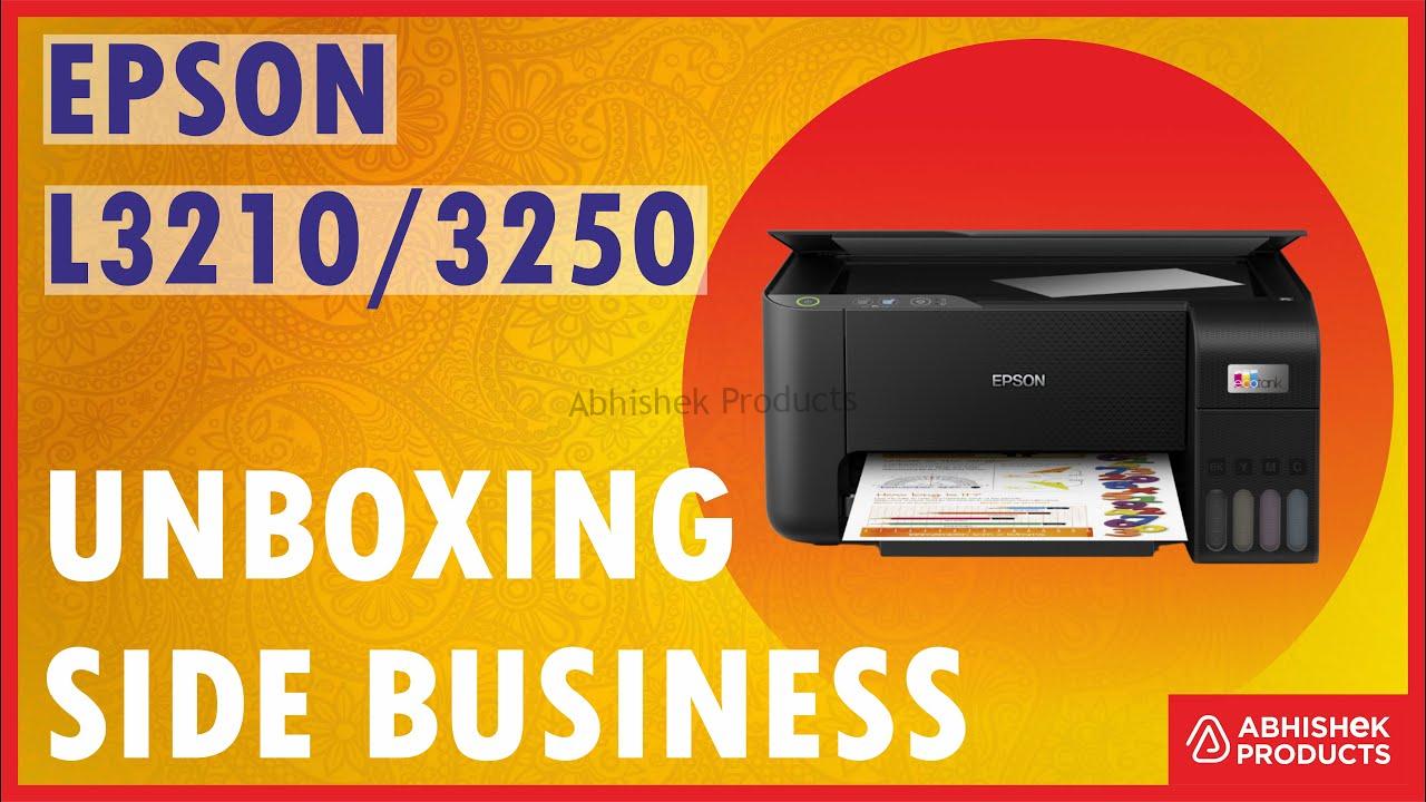 UNBOXING Side Business With Epson l3250 Ink tank Printer Buy @ abhishekid.com