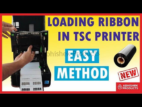 Loading Ribbon in TSC 244 Pro Printer Install Ribbon in TSC Printer Buy @ abhishekid.com