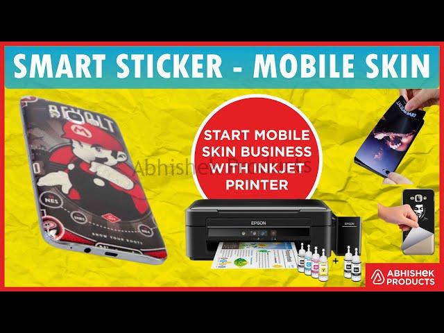 Smart Sticker For Mobile Skin Sticker in Inkjet Printer Buy @ AbhishekID.Com