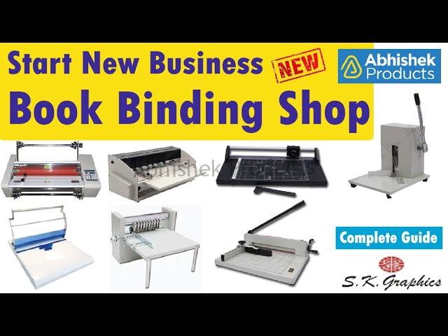 Start New Business Ep 5 Book Binding Methods For Various Markets Buy @ www.abhishekid.com